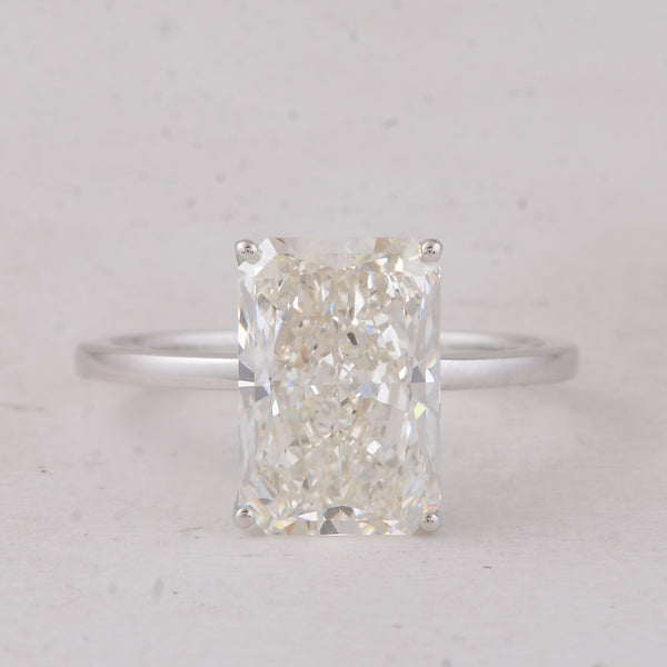 3.05 Carats Lab Grown Diamond 14K Gold Ring