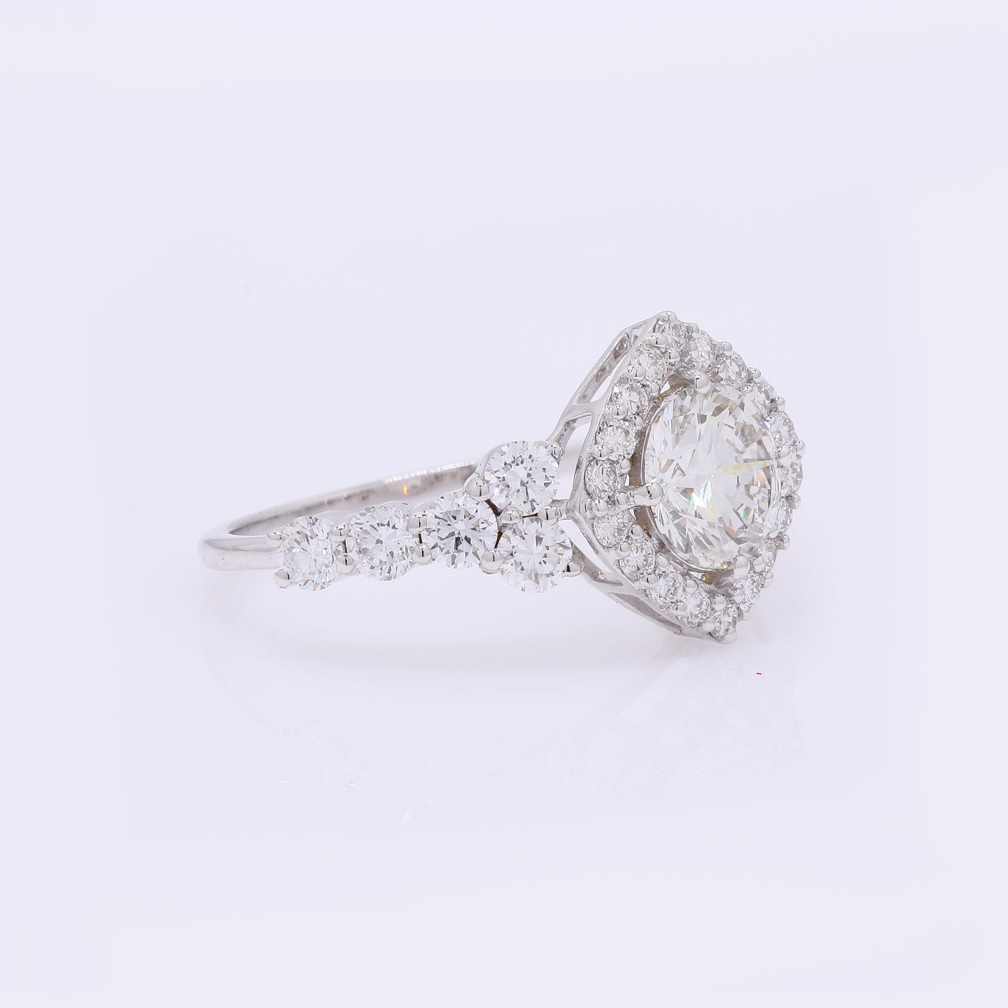 2.00 Carats Lab Grown Diamond 14K Gold Ring