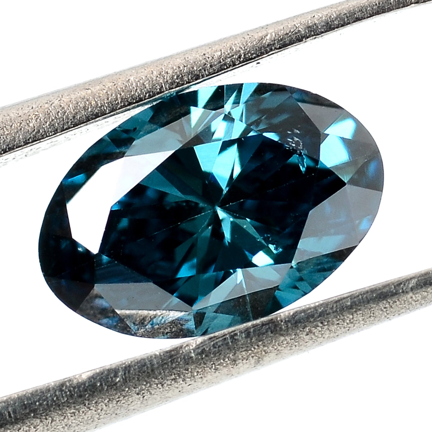 0.31 Carat Blue Diamond Oval Loose Gemstone