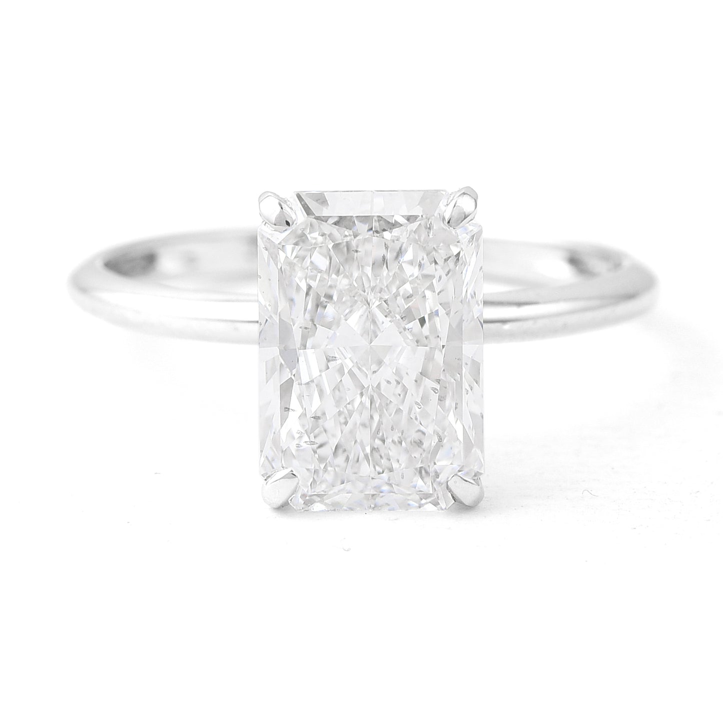 3.04 Carats Lab Grown Diamond 14K Gold Ring
