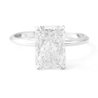 3.04 Carats Lab Grown Diamond 14K Gold Ring