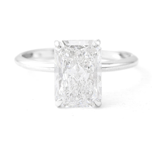 3.04 Carats Lab Grown Diamond 14K Gold Ring