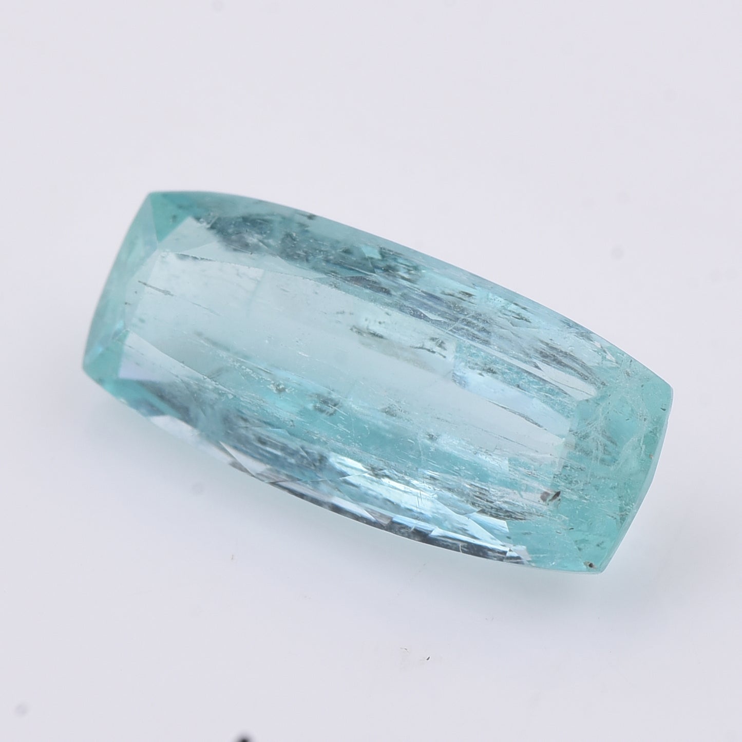3.1 Natural Beryl Emerald Rectangular Cushion Mixed Cut Gemstone