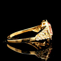 1.33 Ct Oval Tourmaline 14K Gold Ring
