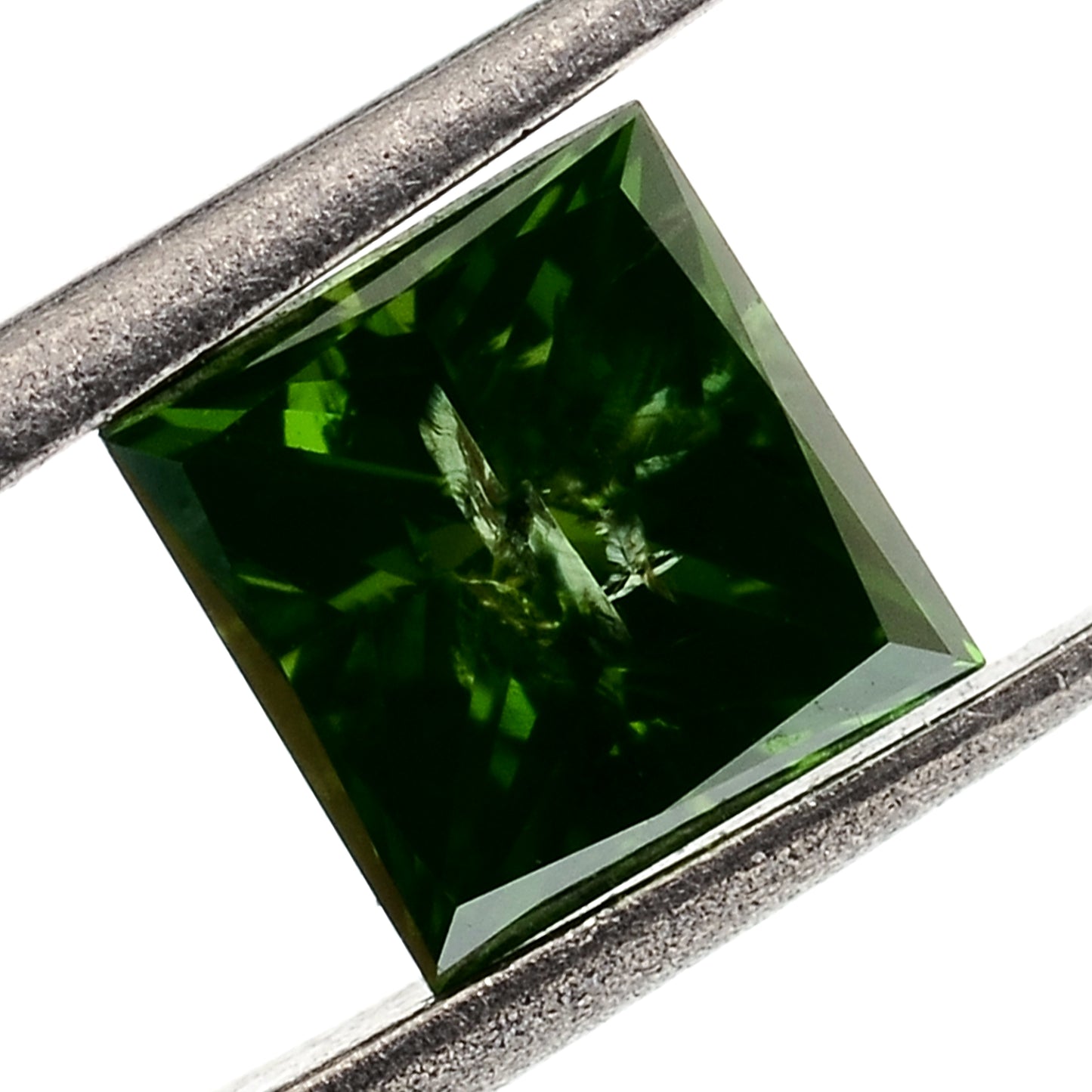 0.55 Green Diamond Sqaure Loose Gemstone