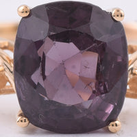 2.58 Ct Cushion Natural Spinel 14K Gold Ring