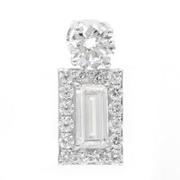 4.45 Carats Lab Grown Diamond 14K Gold Pendant
