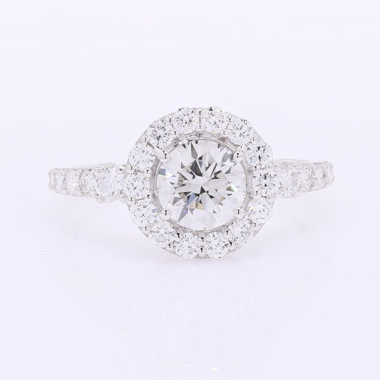 1.94 Carats Lab Grown Diamond 14K Gold Ring