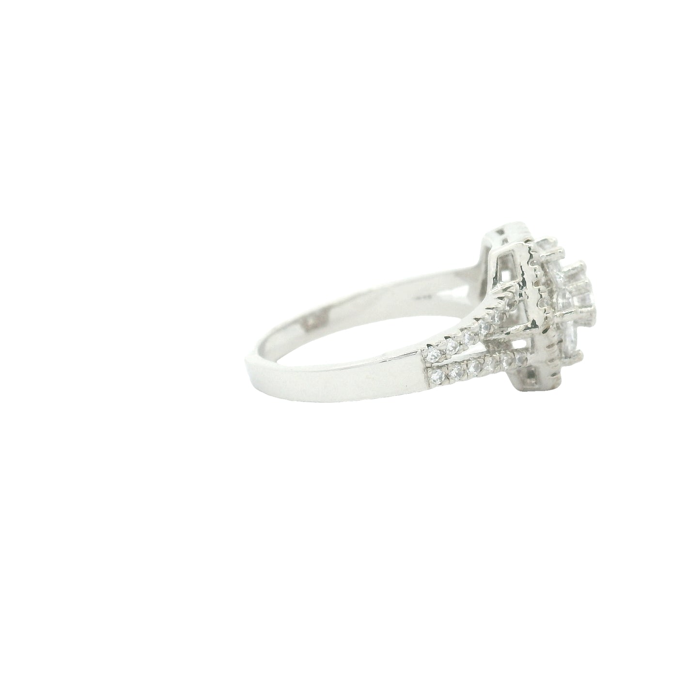 4.13 Ct Cubic Zirconia 925 Sterling Silver Ring