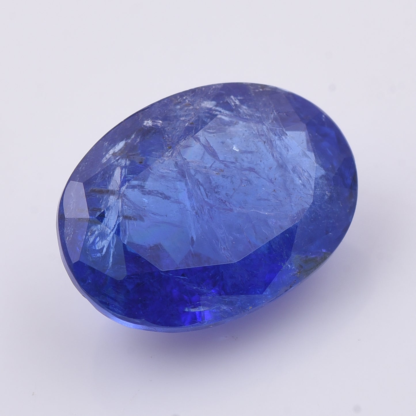 5.78 Natural Zoisite Tanzanite Oval Mixed Cut Gemstone
