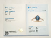 1.94 Ct Oval Natural Sapphire 14K Gold Ring