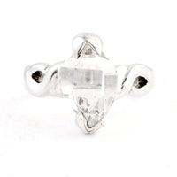 5.26 Ct Crystal 925 Sterling Silver Ring