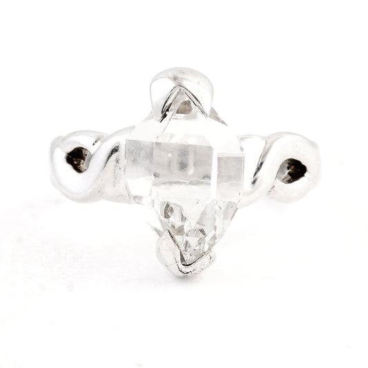 5.26 Ct Crystal 925 Sterling Silver Ring
