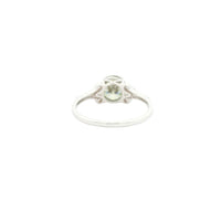 1.61 Carats Green Lab Grown Diamond 14K Gold Ring