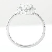 2.13 Carats Lab Grown Diamond 14K Gold Ring