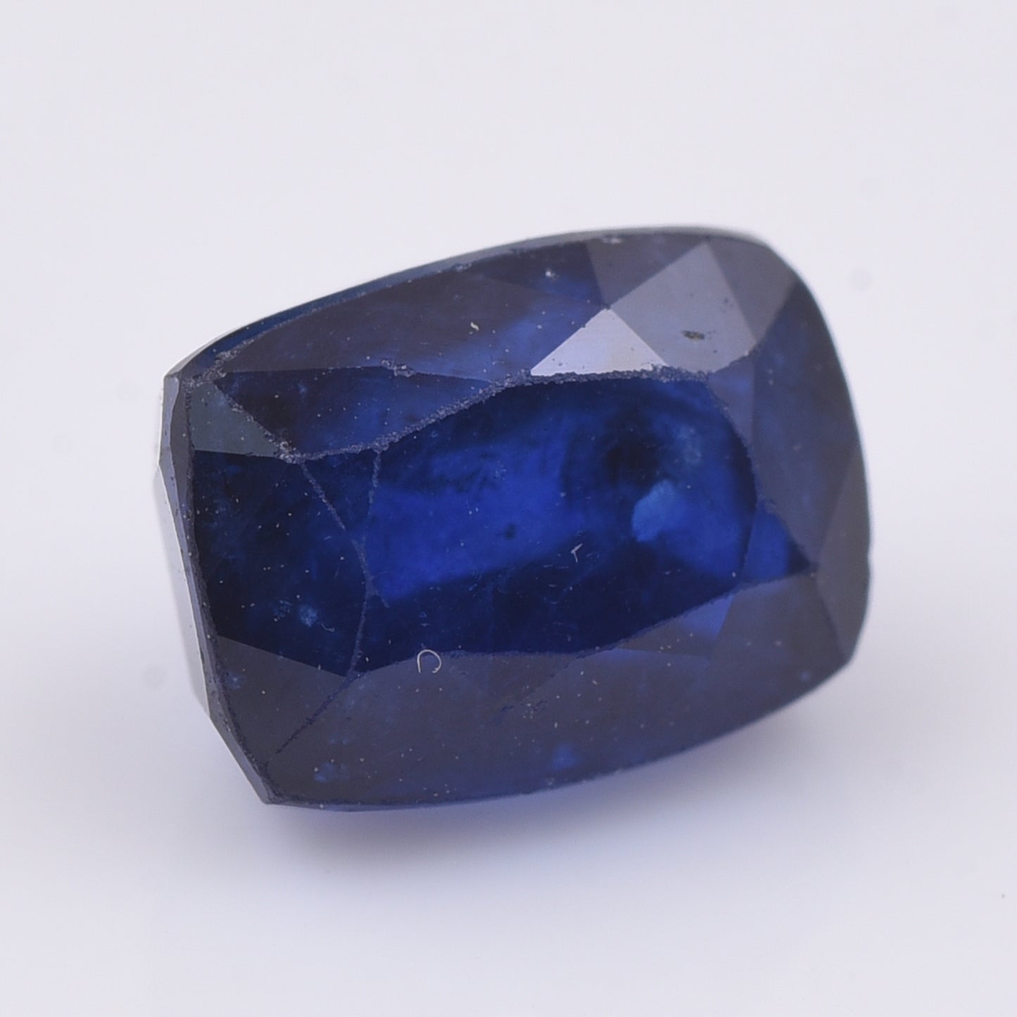 2.42 Natural Corundum Sapphire Rectangular Cushion Mixed Cut Gemstone