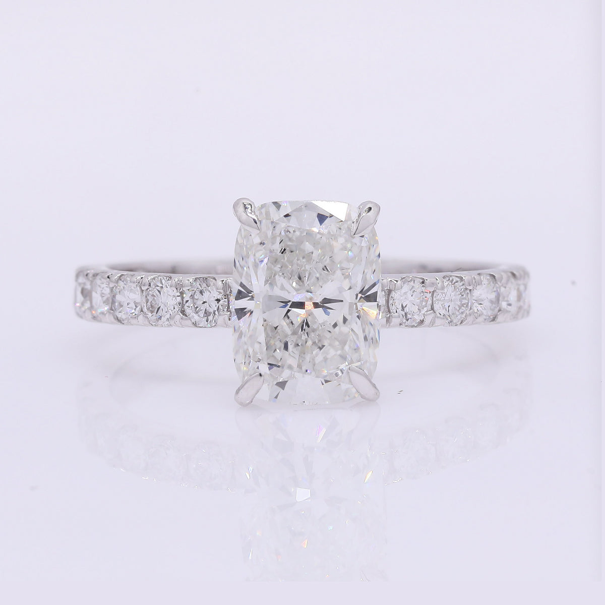2.47 Carats Lab Grown Diamond 14K Gold Ring