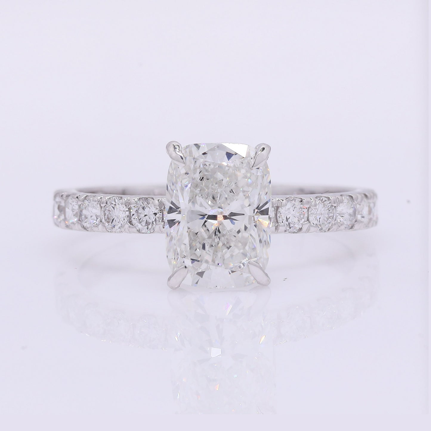 2.47 Carats Lab Grown Diamond 14K Gold Ring