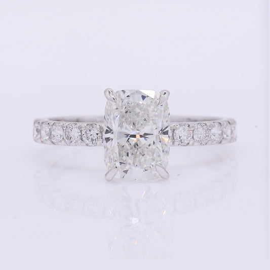 2.47 Carats Lab Grown Diamond 14K Gold Ring