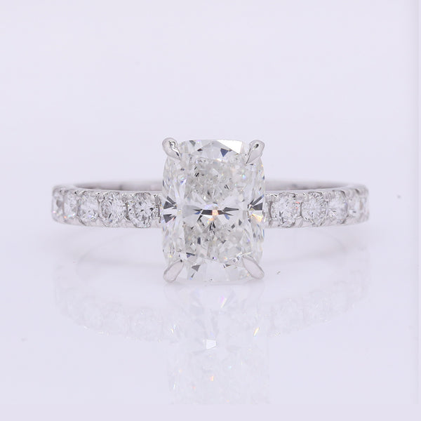 2.47 Carats Lab Grown Diamond 14K Gold Ring