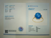 5.41 Ct Oval Natural Tanzanite 14K Gold Ring
