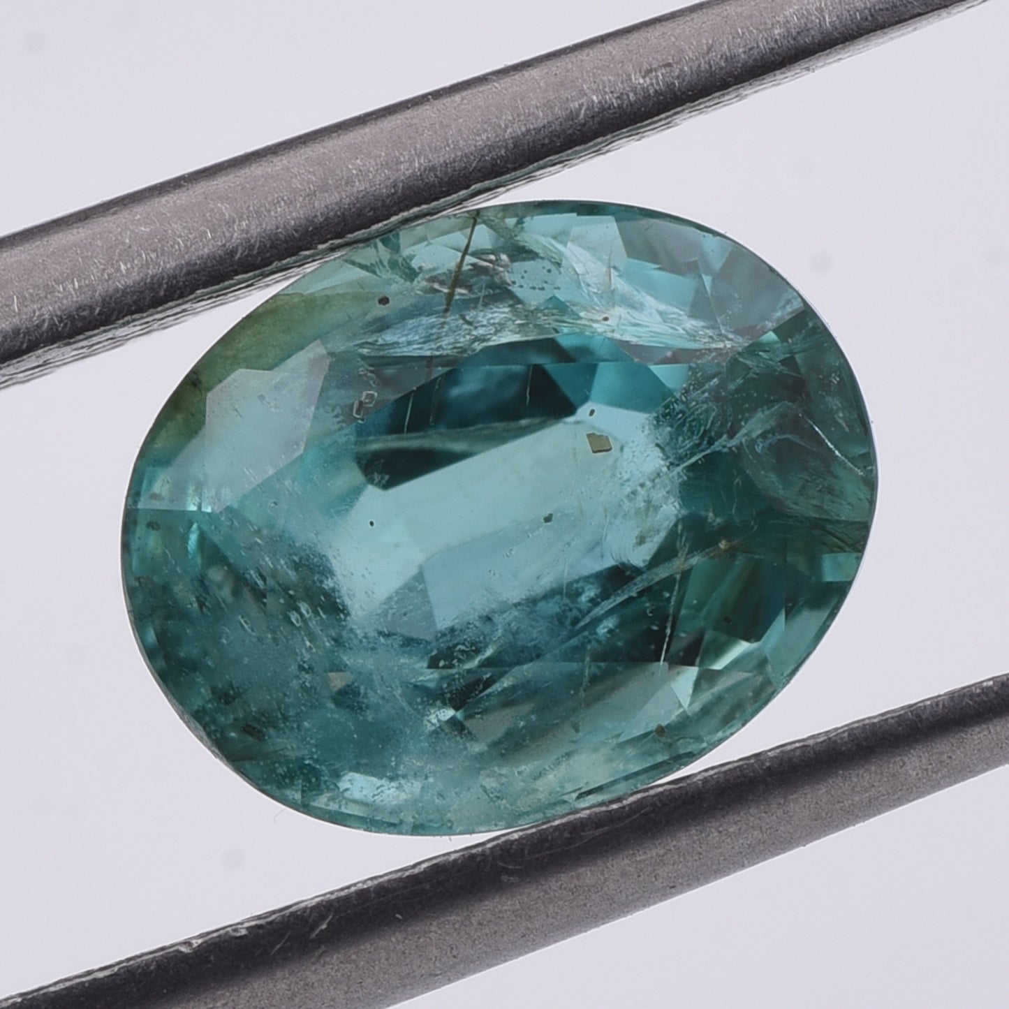 1.98 Natural Beryl Emerald Oval Mixed Cut Gemstone