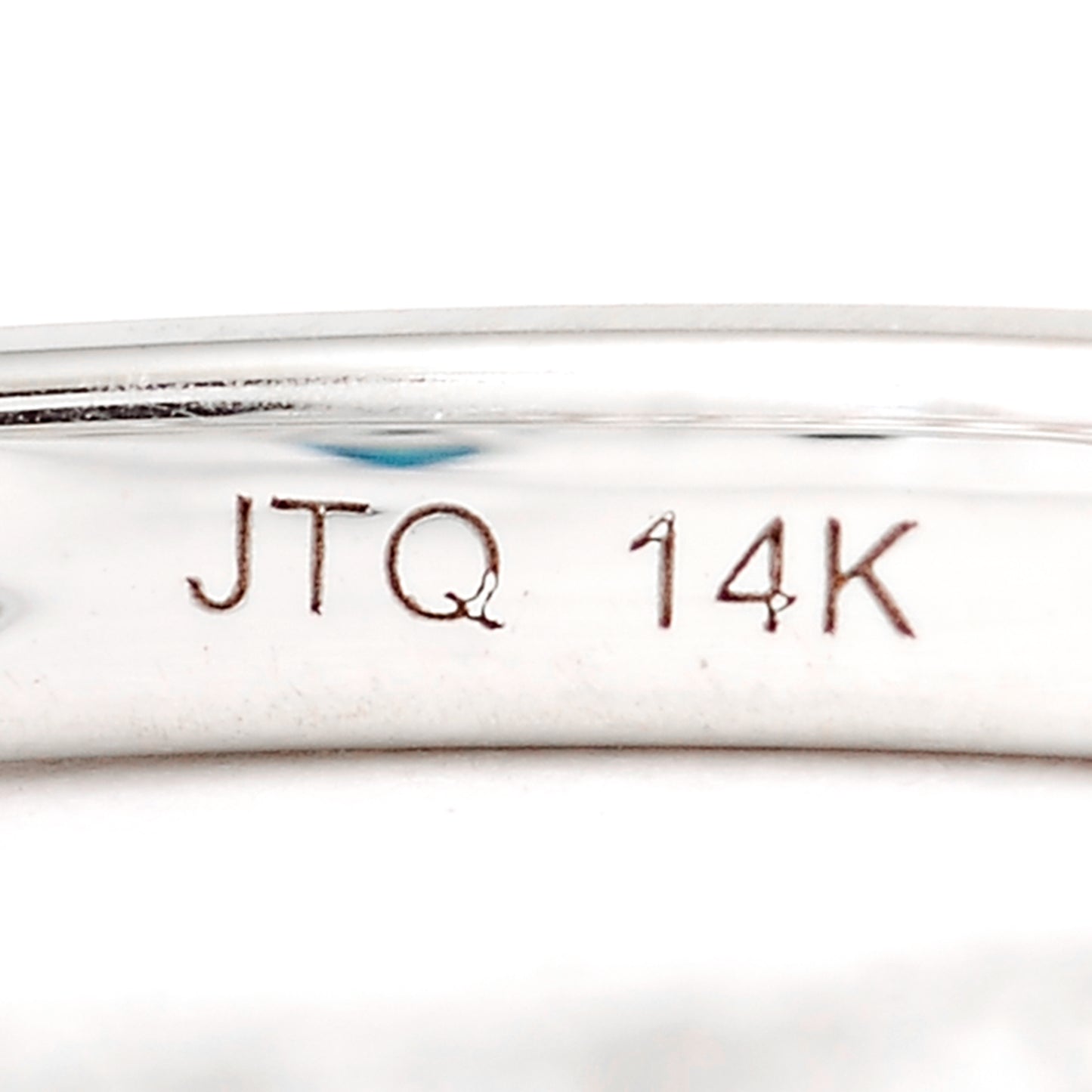 1.43 Carats Blue Lab Grown Diamond 14K Gold Ring