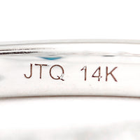 1.43 Carats Blue Lab Grown Diamond 14K Gold Ring