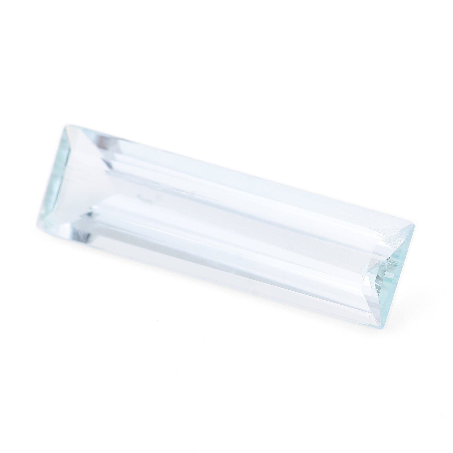 4.32 Natural Beryl Aquamarine Rectangular Step Cut Gemstone