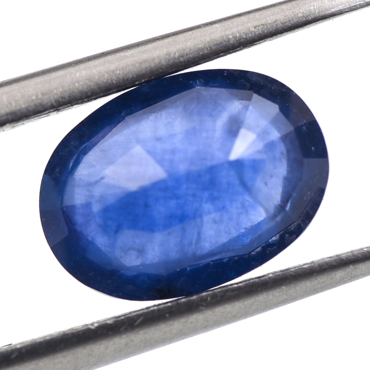 2.88 Natural Corundum Sapphire Oval Mixed Cut Gemstone