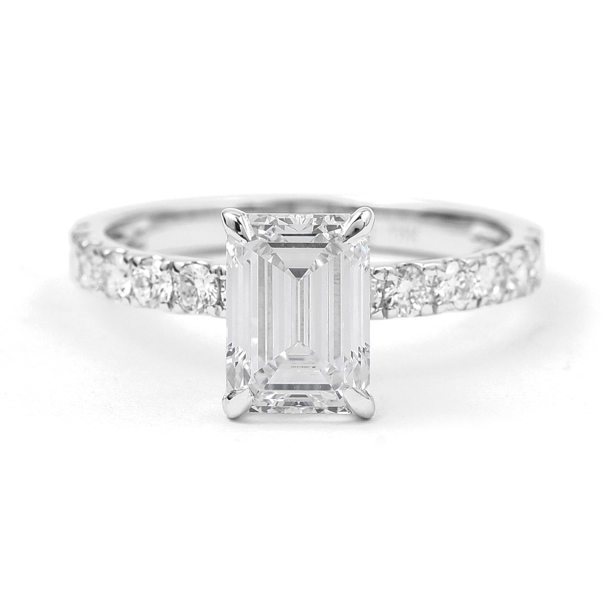 2.48 Carats Lab Grown Diamond 14K Gold Ring