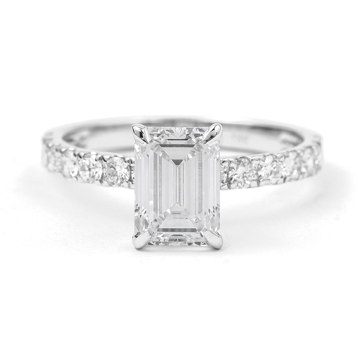 2.48 Carats Lab Grown Diamond 14K Gold Ring