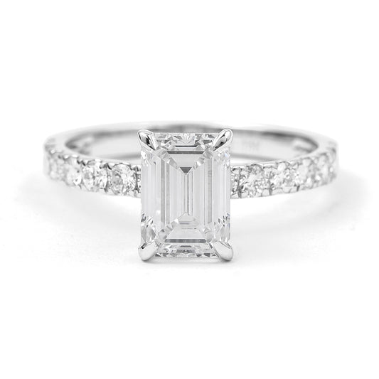 2.48 Carats Lab Grown Diamond 14K Gold Ring