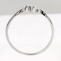0.00 Ct Plain 925 Sterling Silver Ring