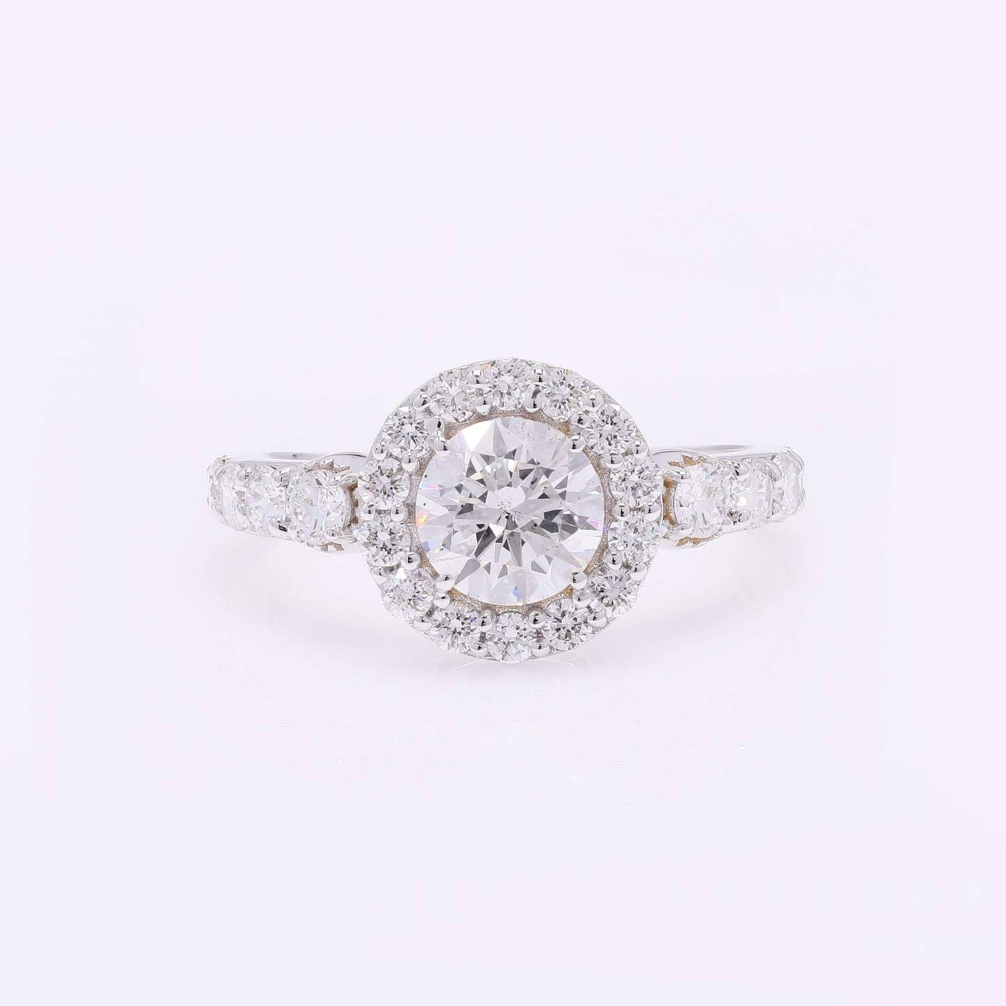 2.26 Carats Lab Grown Diamond 14K Gold Ring