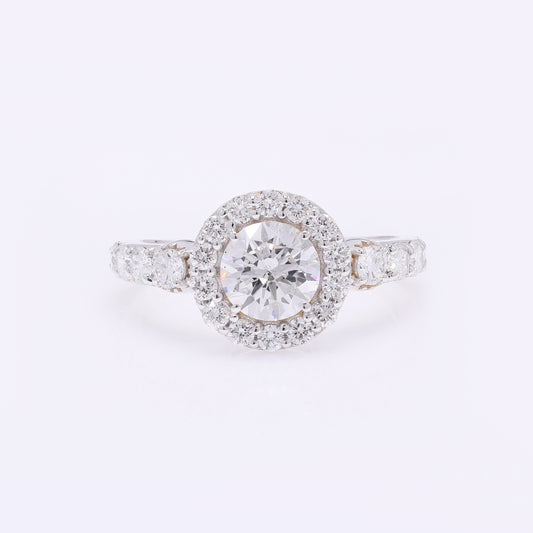 2.26 Carats Lab Grown Diamond 14K Gold Ring