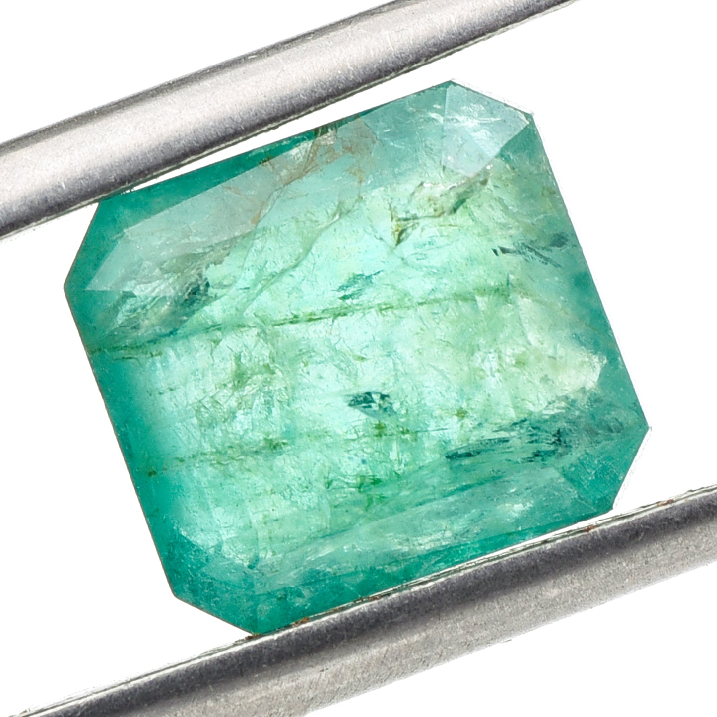 4.11 Natural Beryl Emerald Emerald Cut Gemstone