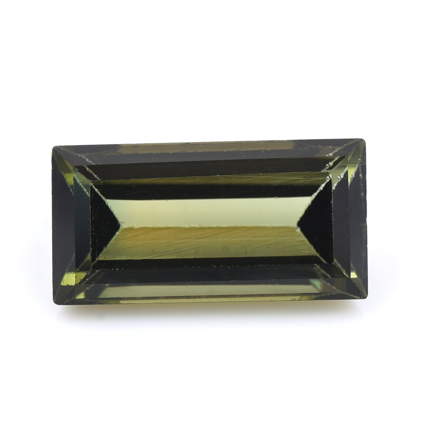 4.58 Natural Tourmaline Verdelite Rectangular Step Cut Gemstone