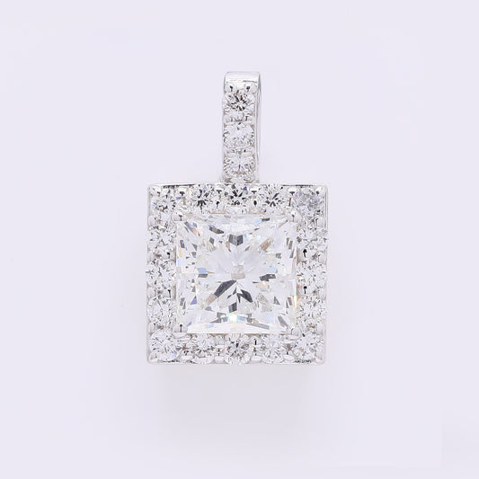 2.38 Carats Lab Grown Diamond 14K Gold Pendant
