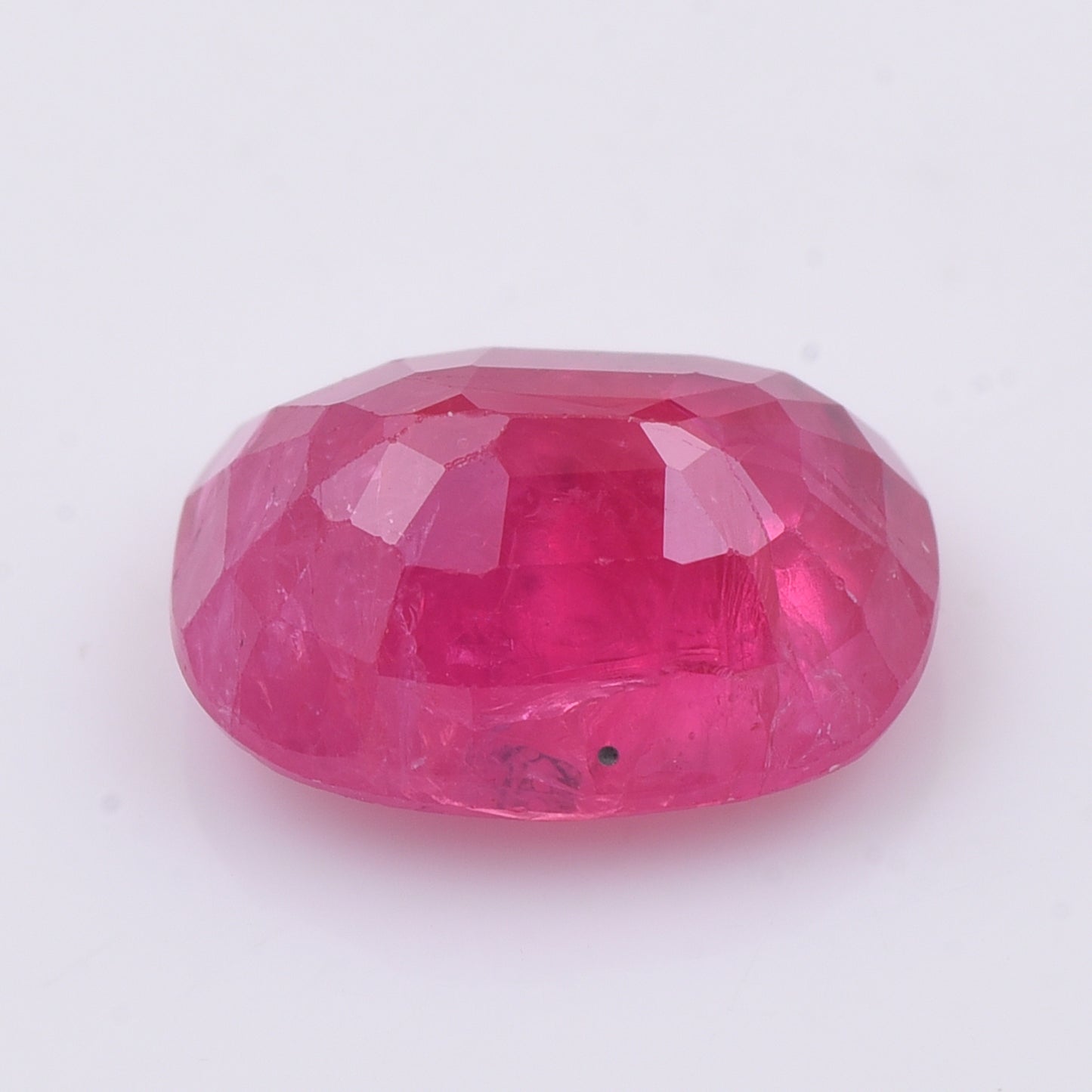 2.35 Natural Corundum Ruby Rectangular Cushion Mixed Cut Gemstone