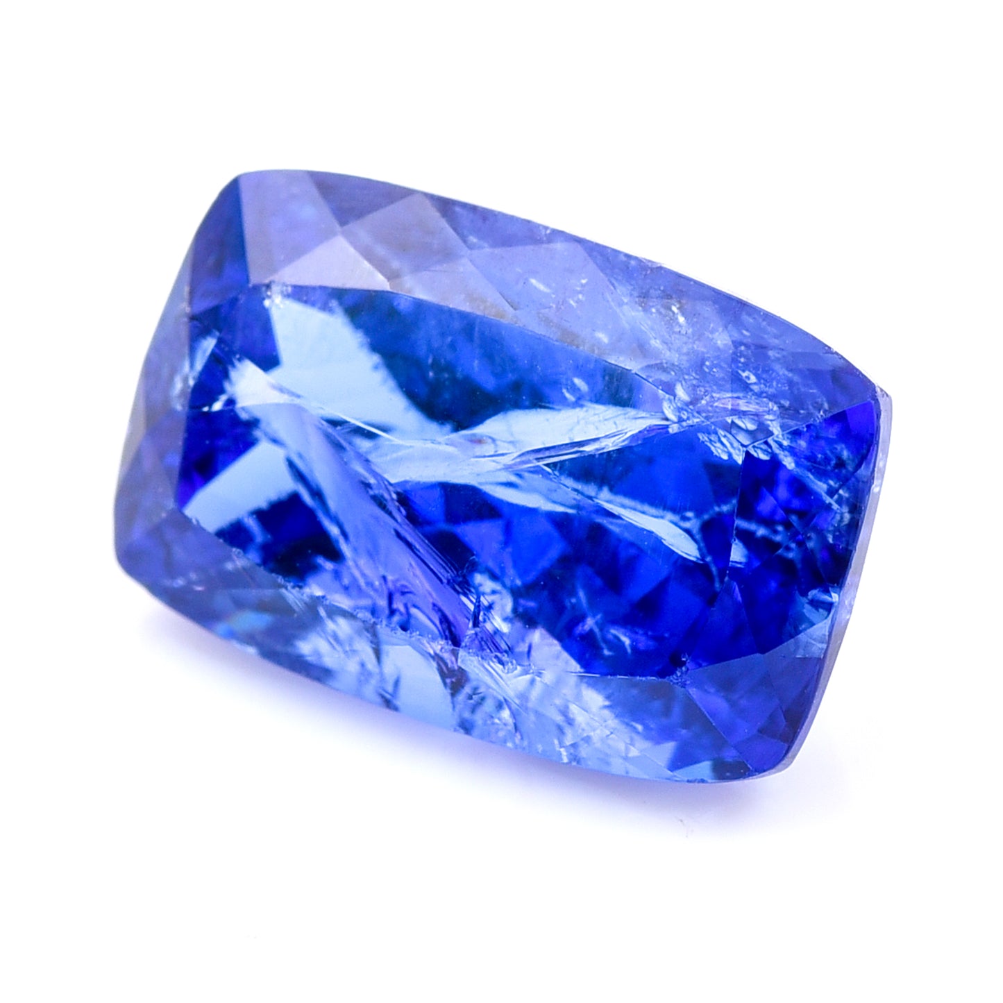 12.05 Natural Zoisite Tanzanite Rectangular Cushion Mixed Cut Gemstone