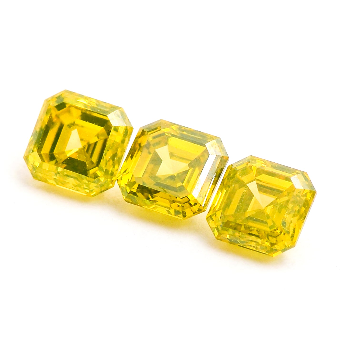 0.66 Yellow Diamond Octagon Loose Diamond