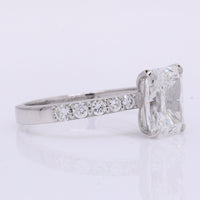 2.27 Carats Lab Grown Diamond 950 Platinum Ring