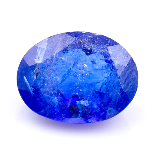 5.32 Natural Zoisite Tanzanite Oval Mixed Cut Gemstone