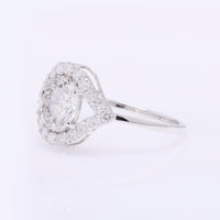 2.59 Carats Lab Grown Diamond 14K Gold Ring