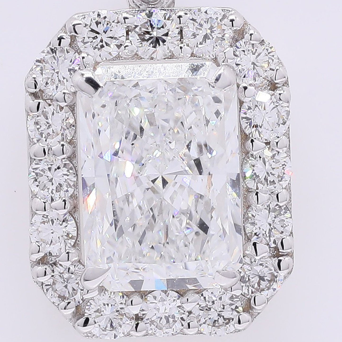 2.38 Carats Lab Grown Diamond 14K Gold Pendant