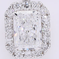 2.38 Carats Lab Grown Diamond 14K Gold Pendant