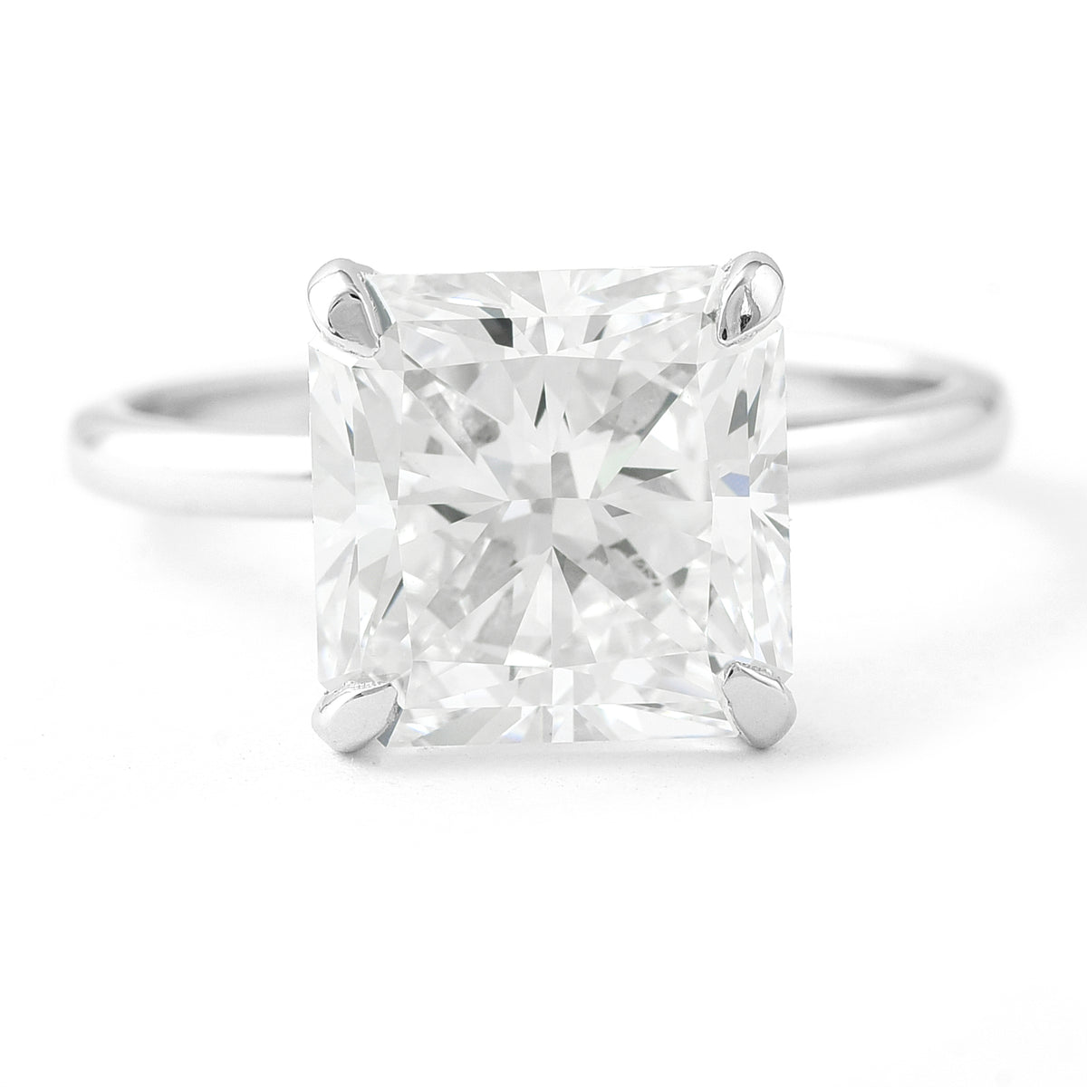 4.73 Carats Lab Grown Diamond 950 Platinum Ring