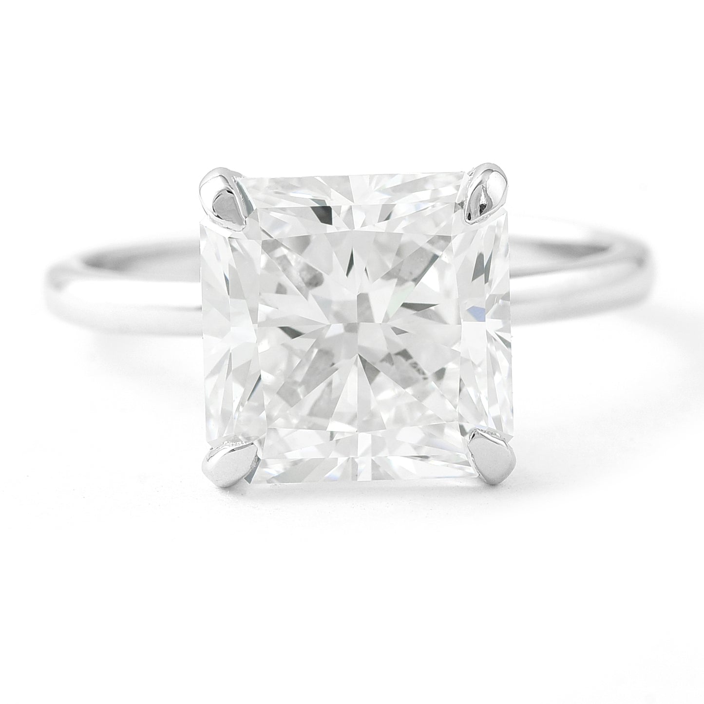 4.73 Carats Lab Grown Diamond 950 Platinum Ring