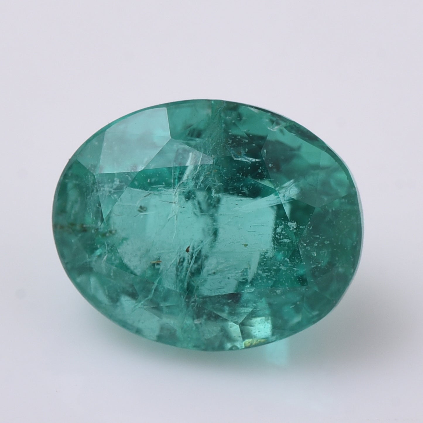 3.05 Natural Beryl Emerald Oval Mixed Cut Gemstone